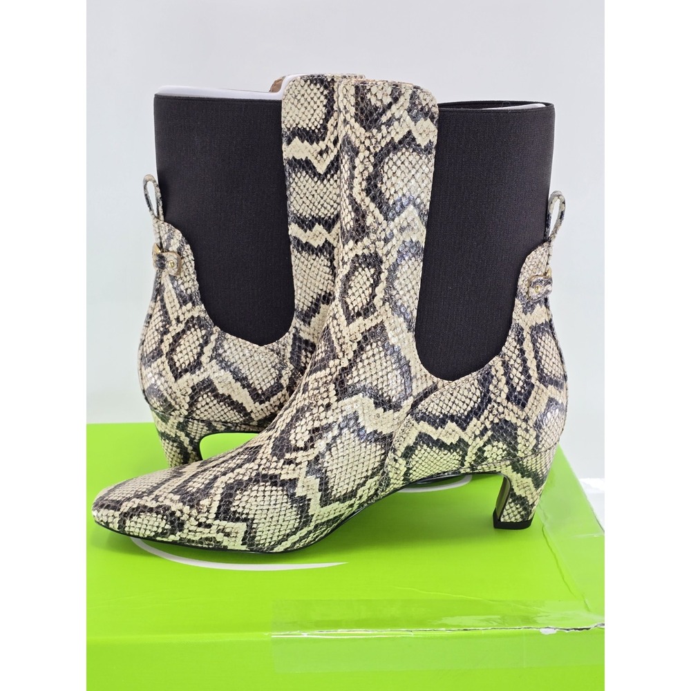 NIB Sam Edelman Women's Margo Ankle Boot - Color Roccia Python - Size 7M - Picture 8 of 13